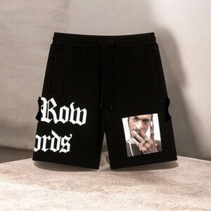 DEATH ROW RECORDS SNOOP DOG SHORTS BLACK - NWT LARGE  Men's STREETWEAR
